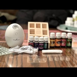 Young Living Essential Oils with Diffuser and Block